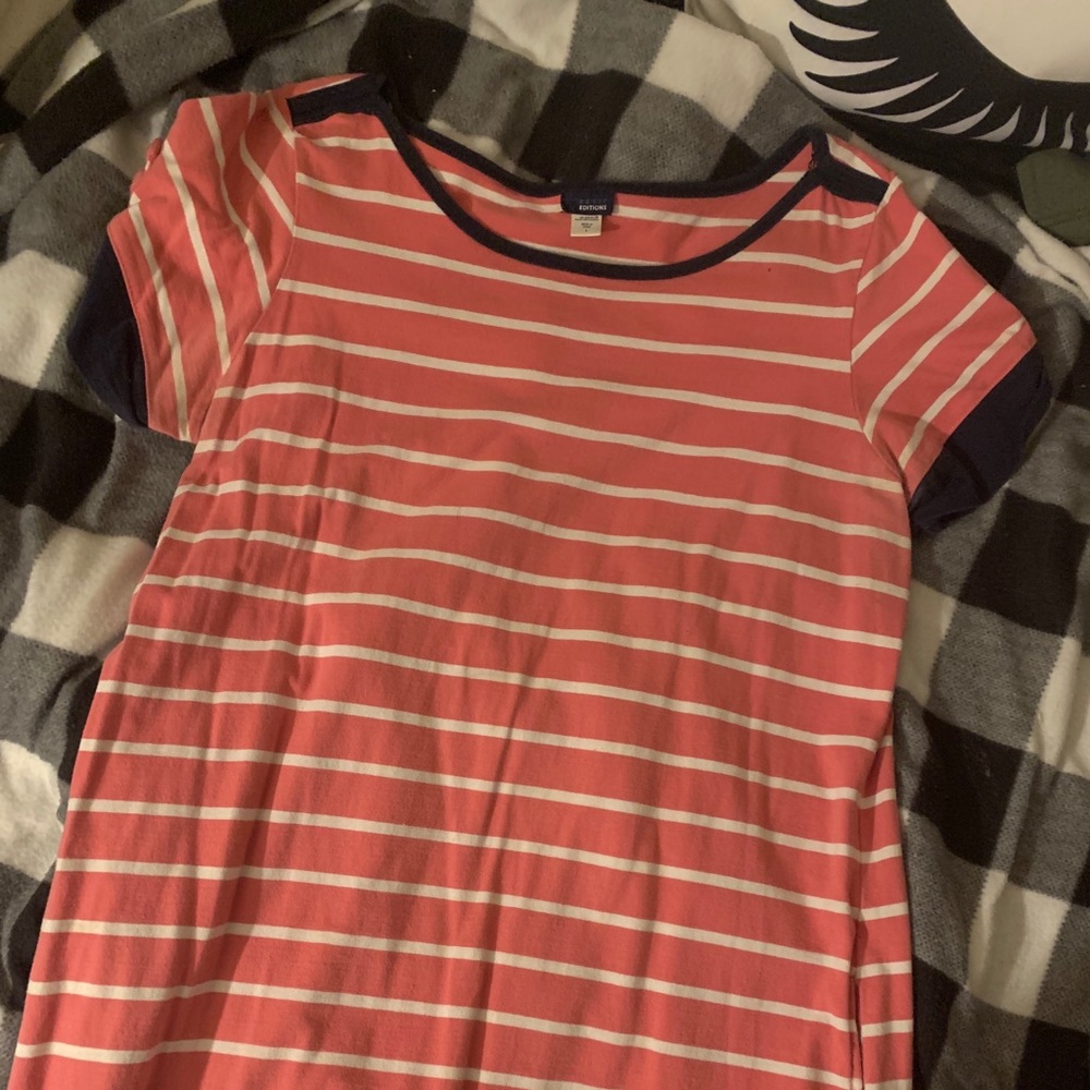 Long short sleeve t-shirt dress